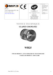 MP3 WH25 Notice Technique