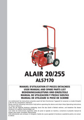 Revotool ALAIR 20/255 Manuel D'utilisation