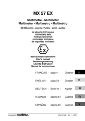 Metrix MX 57 EX Notice De Fonctionnement