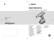 Bosch EXACT ION 18 V-LI 12-700 WK Notice Originale