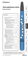 Roland Aerophone mini Mode D'emploi