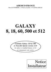 ADEMCO MICROTECH GalaXy 500 Notice Installateur