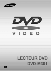 Samsung DVD-M104 Mode D'emploi