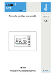 CAME BPT TH/345 Manuel D'installation Et D'utilisation