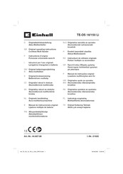 EINHELL TE-OS 18/150 Li Instructions D'origine