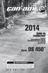 BRP can-am DS 450 Serie 2014 Guide Du Conducteur