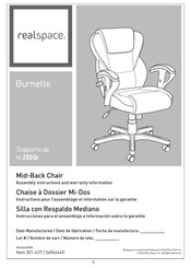 realspace Burnette Instructions Pour L'assemblage