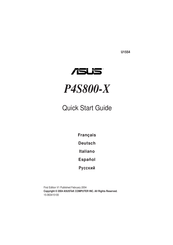 Asus P4S800-X Guide De Démarrage Rapide