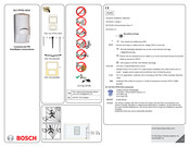 Bosch ISC-PPR1-W16 Instructions D'installation