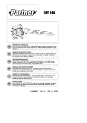 Partner GBV 345 Manuel D'instructions