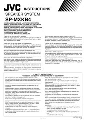 JVC SP-MXKB4 Manuel D'instructions