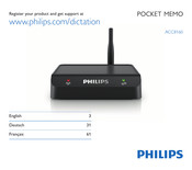 Philips ACC8160 Manuel D'utilisation