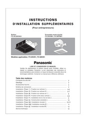 Panasonic FV-05VS1 Instructions D'installation