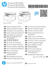 HP LaserJet MFPM436dn Guide D'installation Rapide