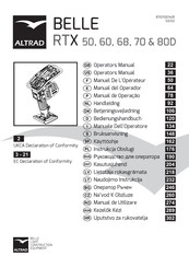 Altrad Belle RTX 80D Manuel De L'opérateur