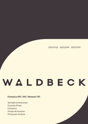 Waldbeck 10033394 Mode D'emploi