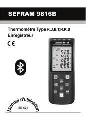 SEFRAM 9816B T Manuel D'utilisation