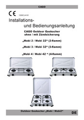 CAGO Mobi 3Z Instructions D'installation Et D'utilisation