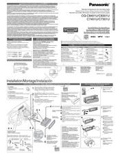 Panasonic CQ-C7301U Instructions D'installation