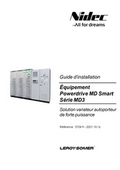Leroy Somer Nidec MD3 Serie Guide D'installation