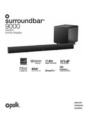 Polk surroundbar 9000 Manuel D'utilisation