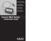 Calex Convir MLE Serie Guide De L'opérateur