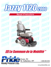 Pride Mobility Products Jazzy 1120 2000 Manuel D'instructions