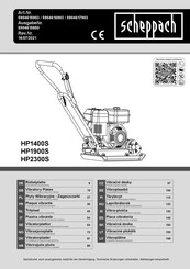 Scheppach HP2300S Traduction Des Instructions D'origine
