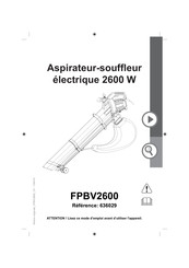 castorama FPBV2600 Mode D'emploi