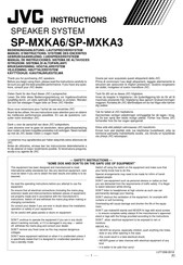 JVC SP-MXKA6 Manuel D'instructions