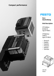 Festo CP-FB8-E Mode D'emploi