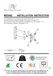 Mounting Dream MD2462 Instructions D'installation