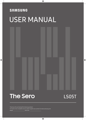 Samsung The Sero GQ43LS05T Mode D'emploi