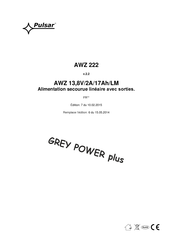 Pulsar AWZ 222 Mode D'emploi