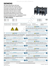 Siemens 3KF2 F5 Serie Notice D'utilisation