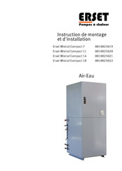 Erset 0010025020 Instructions De Montage Et D'installation