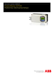 ABB PositionMaster EDP300 Mode D'emploi