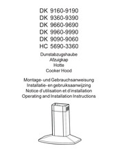AEG DK 9090 Notice D'utilisation Et D'installation