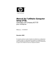 HP Compaq dx2150 Manuel