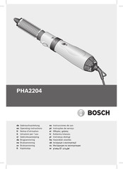Bosch PHA2204 Notice D'utilisation