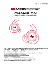 Monster CHAMPION MH11903 Guide De Démarrage Rapide