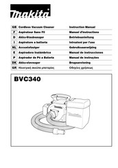 Makita BVC340 Manuel D'instructions