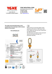 Yoke 8-251 Super Point Mode D'emploi