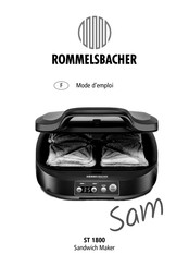 Rommelsbacher ST 1800 Mode D'emploi