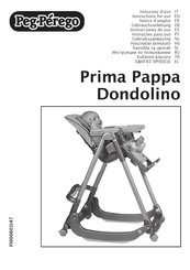 Peg-Perego Prima Pappa Dondolino Notice D'emploi