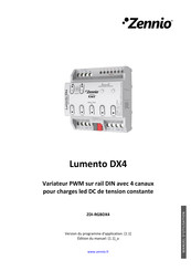 Zennio ZDI-RGBDX4 Manuel D'utilisation