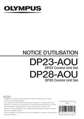 Olympus DP28-AOU Notice D'utilisation