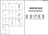 LIGNE MEUBLE MARINA BAR Notice De Montage