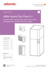 Atlantic Alfea Hybrid Duo Fioul A.I. tri 11-23 Mode D'emploi