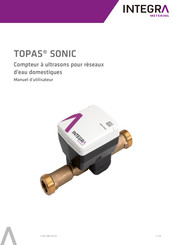INTEGRA Metering TOPAS SONIC Manuel D'utilisateur